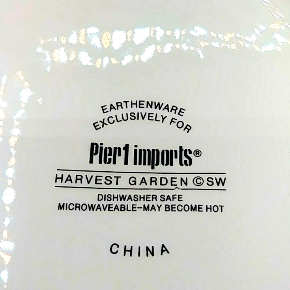 Pier 1 Autumn Pumpkin & Squash Large Bowl - Picture 3 of 6